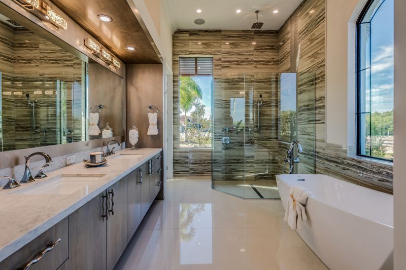 Spacious Master Bathrooms